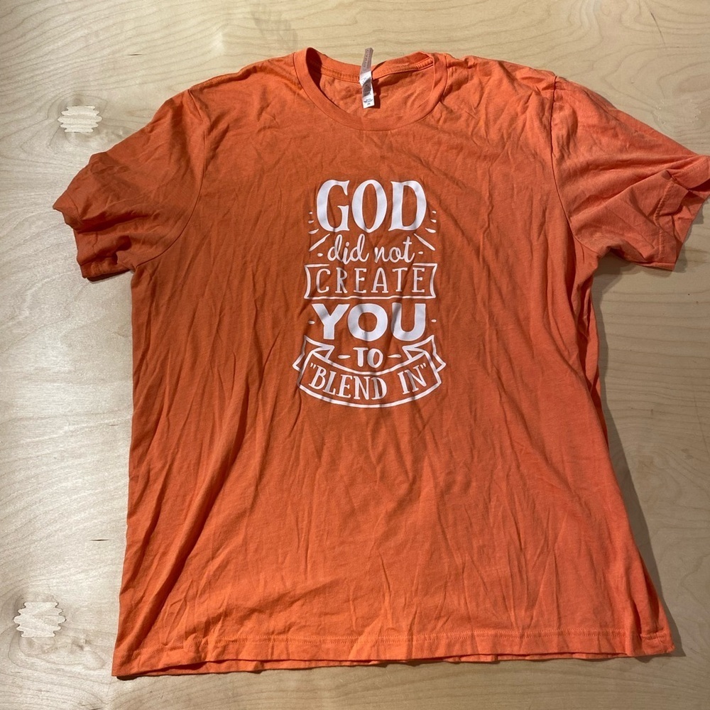 Bella Canvas Orange Statement Tee 2XL (EF)